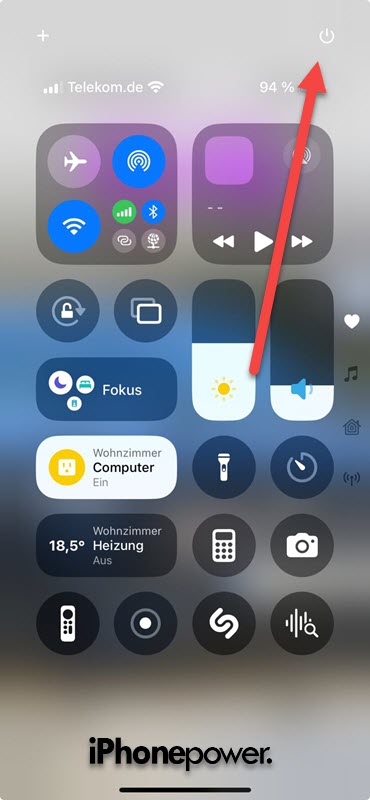 ios 18 iphone ausschalten ohne auf die tasten zu druecken iOS 18 iPhone ausschalten ohne auf die Tasten zu drücken