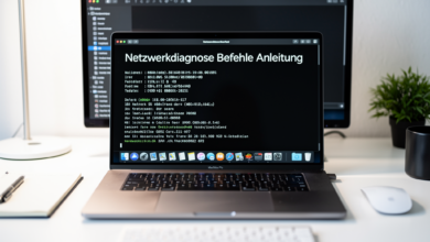 macOS Terminal Netzwerkdiagnose Befehle Anleitung