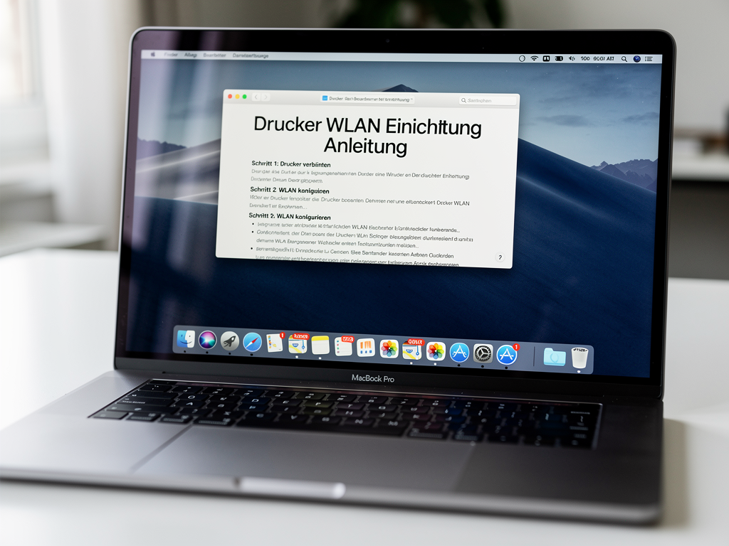 macOS Drucker WLAN Einrichtung Anleitung