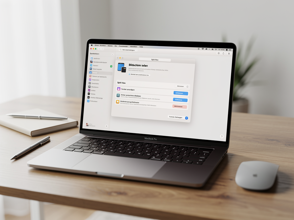 Mac Bildschirm teilen Split View